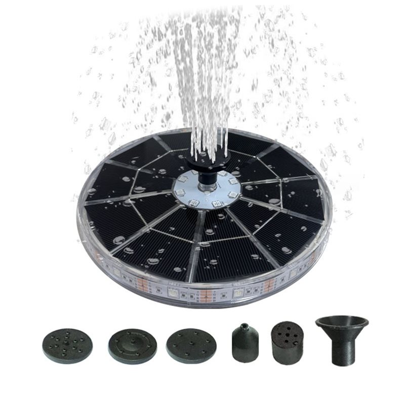 Floating Solar Fountain Water Pump - AT43-Zwevende Fontein Waterpomp op Zonne-energie met
