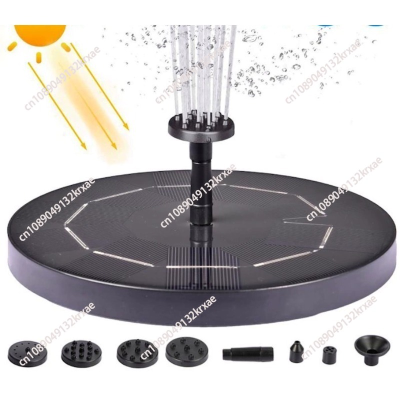 Floating Solar Fountain Water Pump - 1.4/2.5/3.5/4/6W Zonnefontein met draaibare sproeikop, op