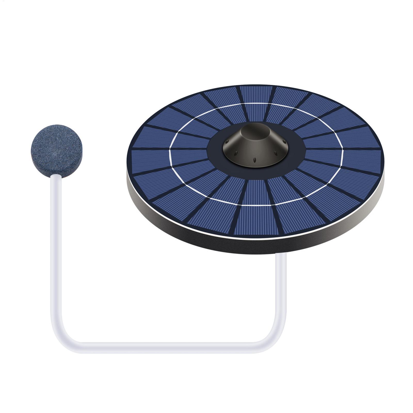 Solar Pond Aerator Oxygen Pump - Zonne-aangedreven drijvende vijverbeluchter met luchtslang en