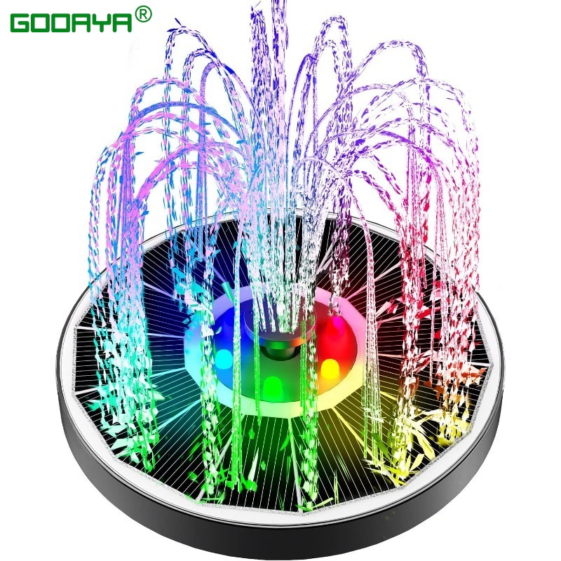 Floating Solar Fountain Water Pump - Zonne-waterfontein, vijverfontein, watervalfontein, tuindecoratie, buiten vogelbad,