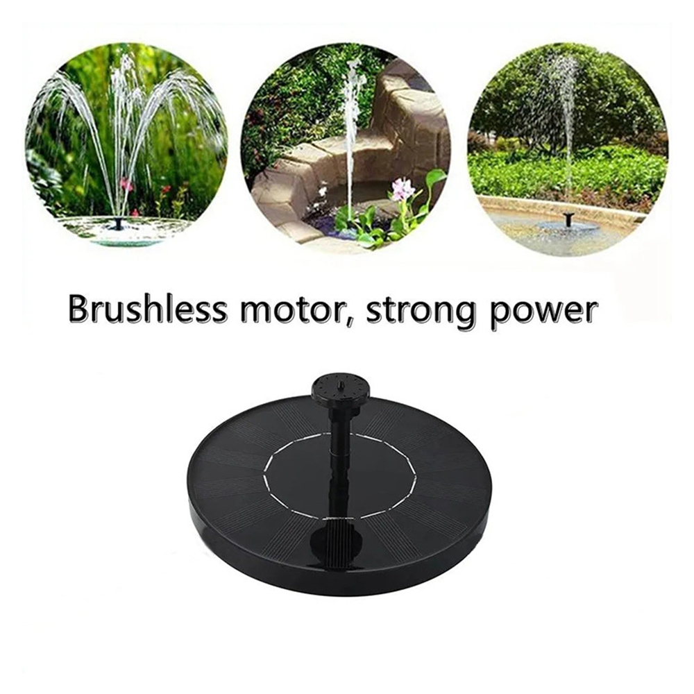 Floating Solar Fountain Water Pump - Zonnefonteinpomp Drijvend zonnepaneel Vogelbaden Waterfontein met