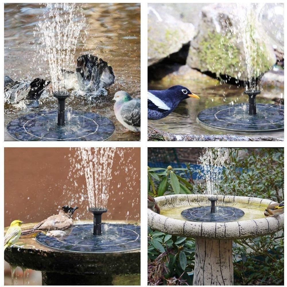 Floating Solar Fountain Water Pump - Energiebesparende zonnefonteinpomp 13/16/18cm waterdichte drijvende zonnefontein,