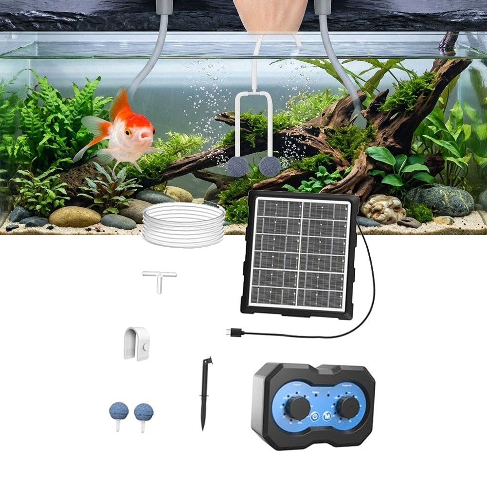 Solar Pond Aerator Oxygen Pump - Zonne-aangedreven vijverbeluchter 3W 6V zonnezuurstofpomp met