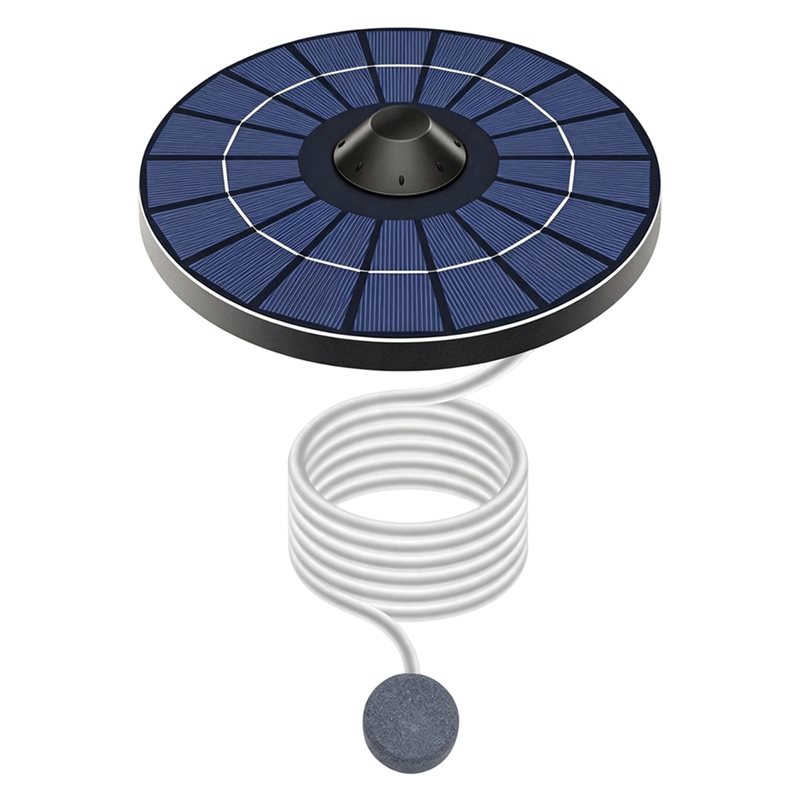 Solar Pond Aerator Oxygen Pump - A84E-Aquarium Oxygenator Zonne-aangedreven drijvende vijverbeluchter met