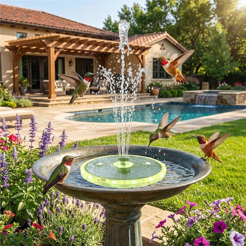 AT43-Zwevende Fontein Waterpom - Floating Solar Fountain Water Pump recensie en prijs