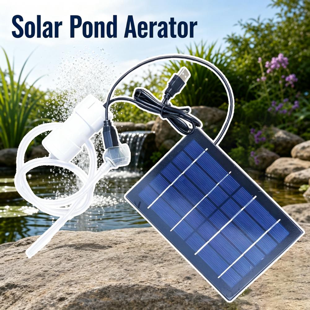 Zonne-aangedreven luchtpomp aq - Solar Pond Aerator Oxygen Pump recensie en prijs