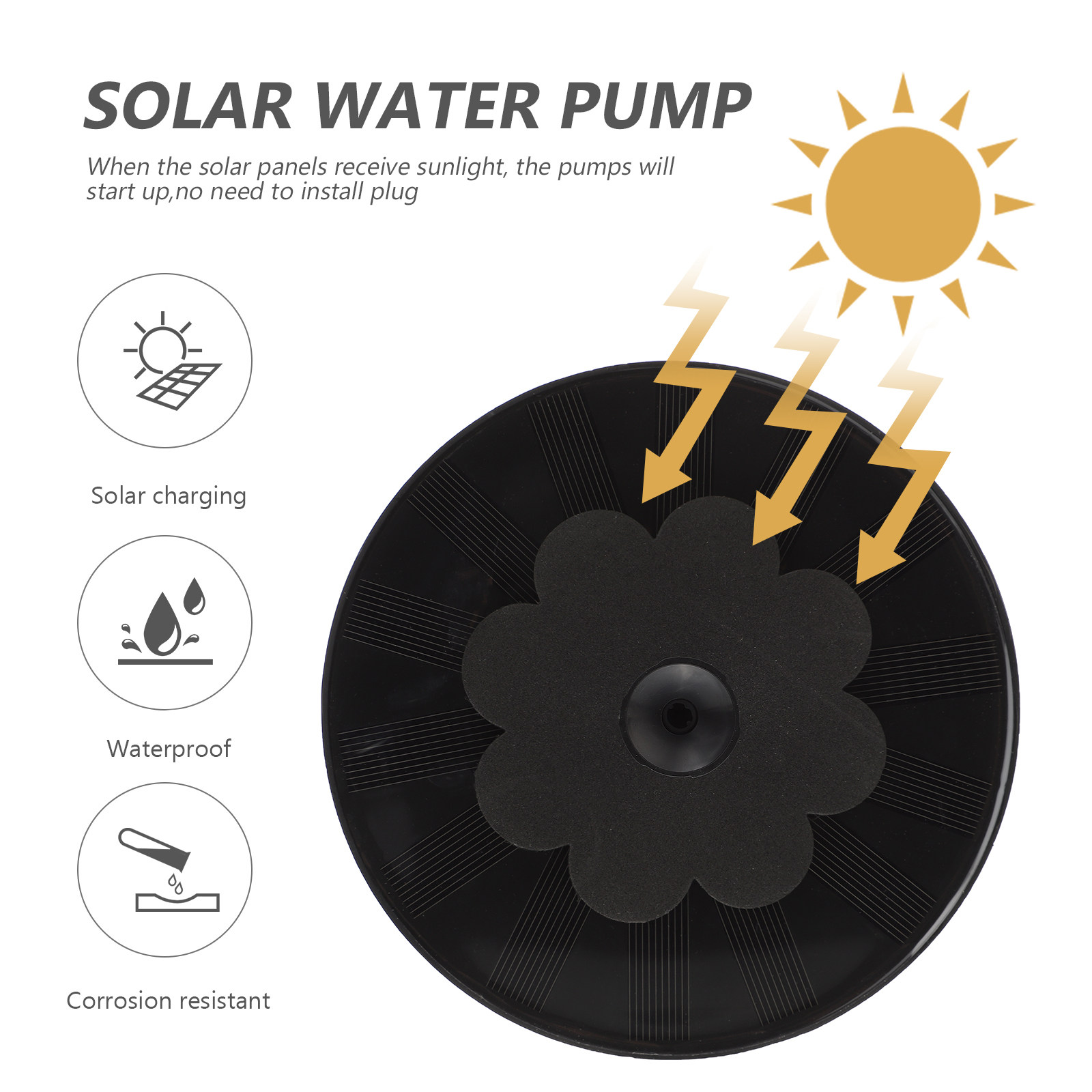 Drijvende beluchter voor vijve - Floating Solar Fountain Water Pump recensie en prijs