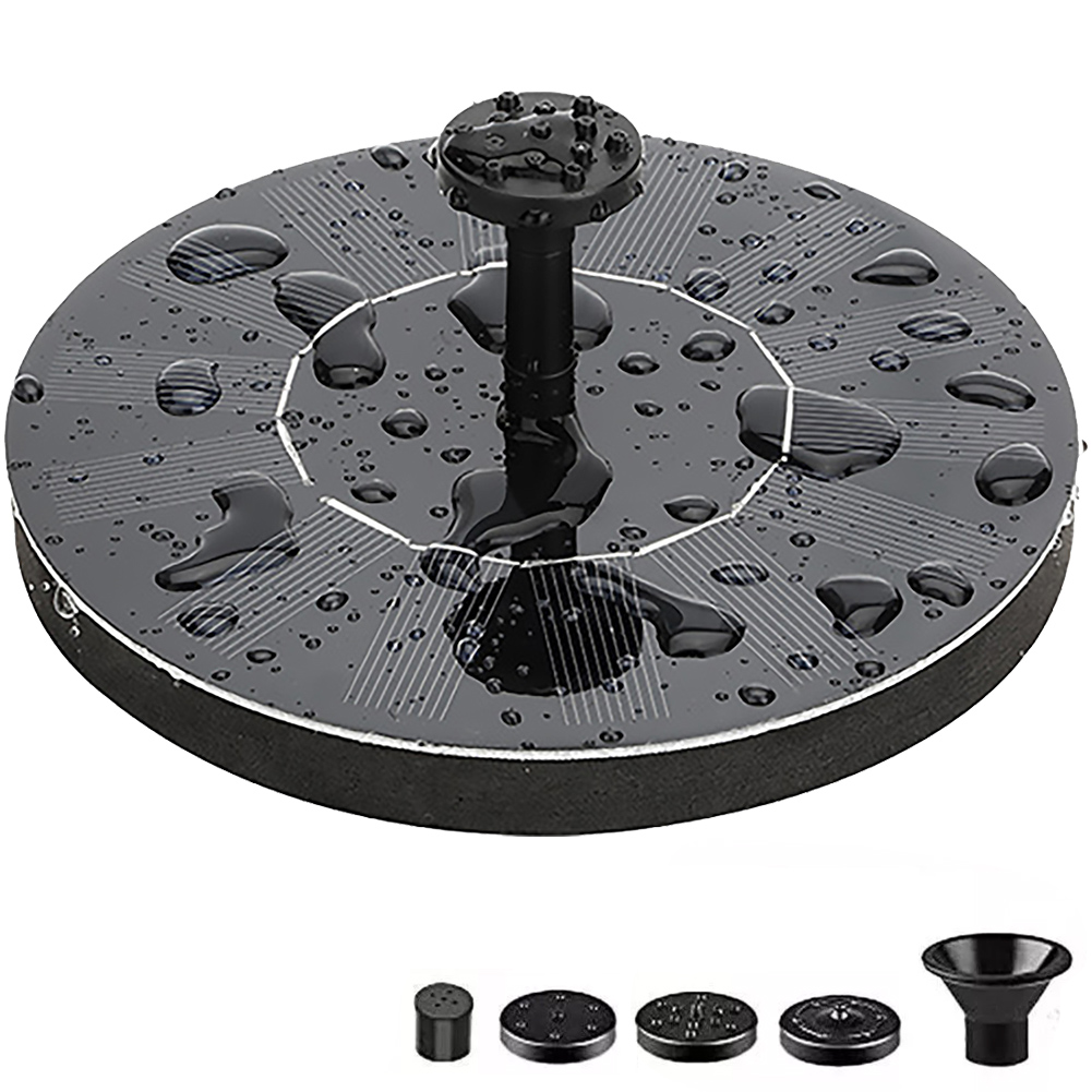 1W Zonne-aangedreven fonteinpo - Floating Solar Fountain Water Pump recensie en prijs