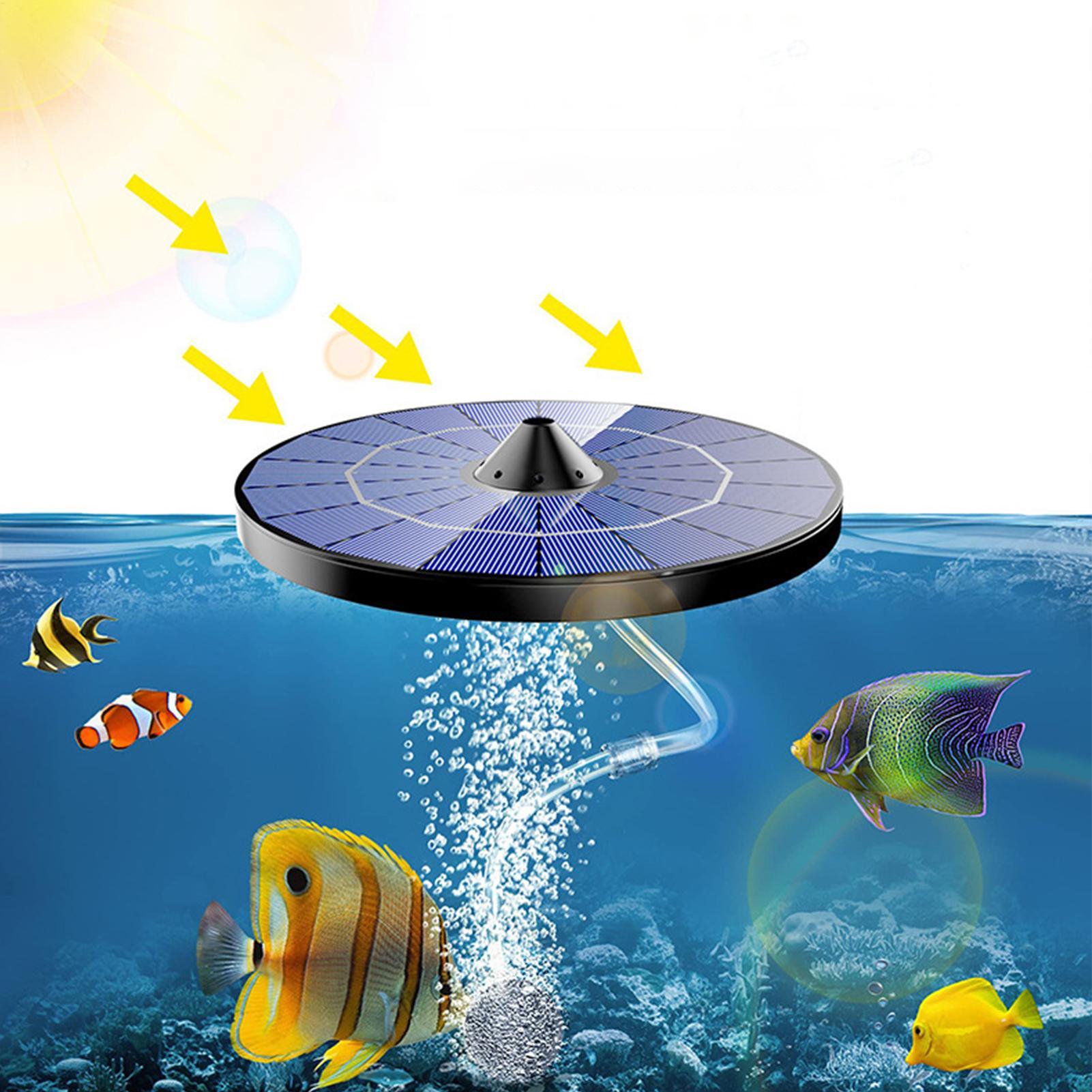 Zonne-aangedreven drijvende vi - Solar Pond Aerator Oxygen Pump recensie en prijs