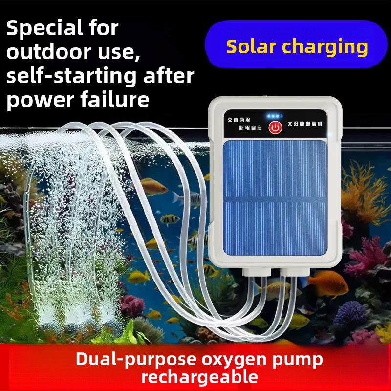 Oplaadbare zuurstofpomp voor a - Solar Pond Aerator Oxygen Pump recensie en prijs