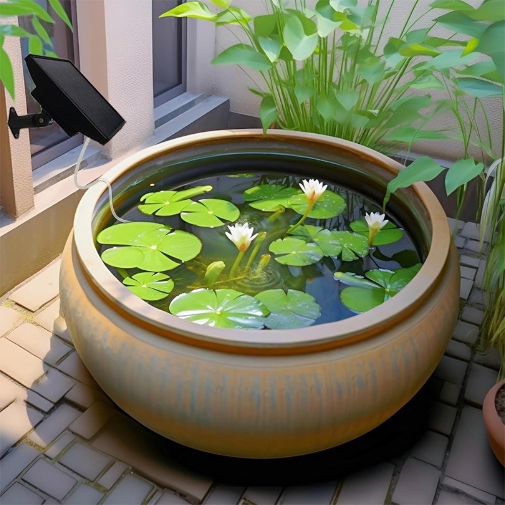 Stille zonne-energie zuurstofp - Solar Pond Aerator Oxygen Pump recensie en prijs