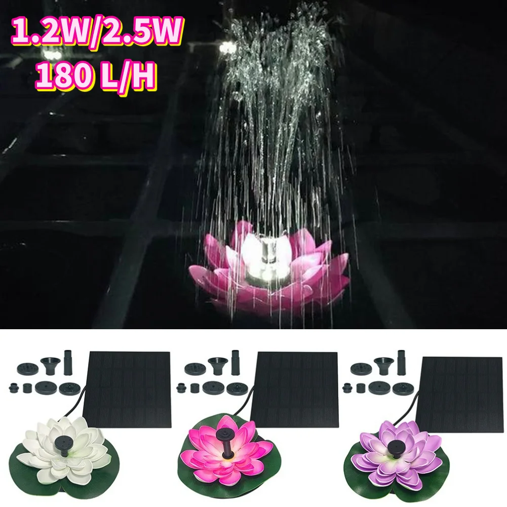 Lotusvorm Drijvende Tuinfontei - Floating Solar Fountain Water Pump recensie en prijs