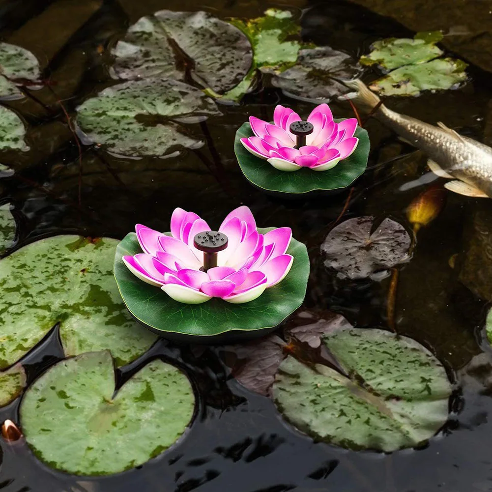 Lotusvorm Drijvende Tuinfontei - Floating Solar Fountain Water Pump recensie en prijs