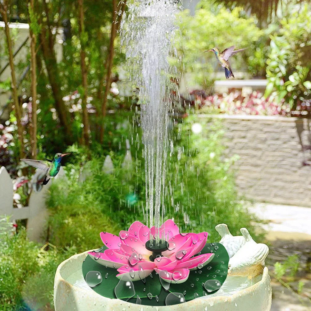 Lotusvorm Drijvende Tuinfontei - Floating Solar Fountain Water Pump recensie en prijs