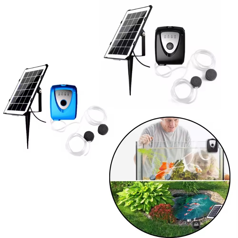 Oplaadbare zonnevijverbeluchte - Solar Pond Aerator Oxygen Pump recensie en prijs