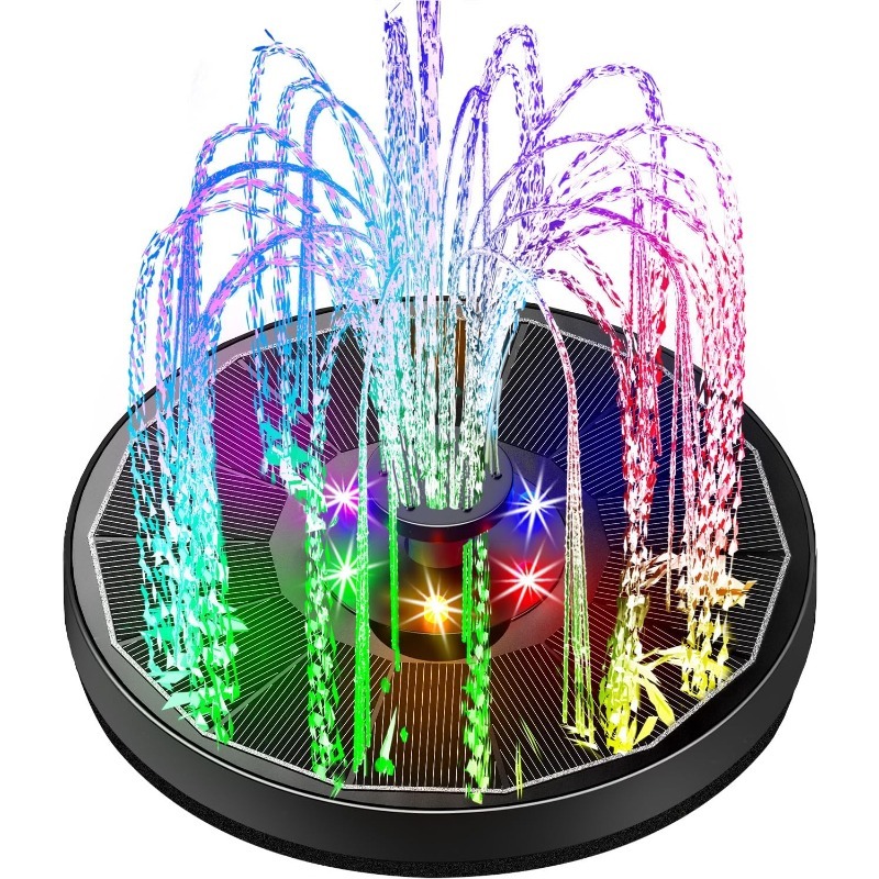 Zonne-waterfontein, vijverfont - Floating Solar Fountain Water Pump recensie en prijs