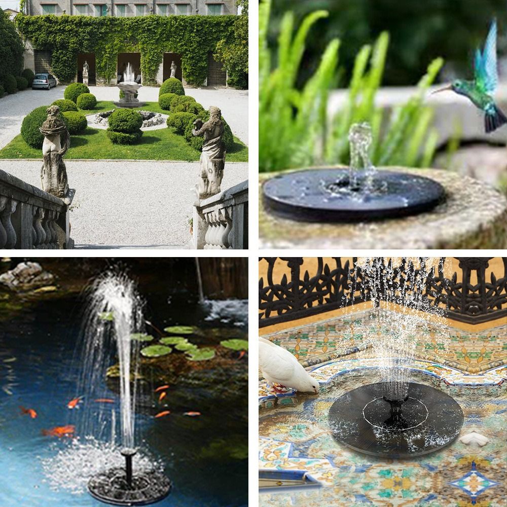Energiebesparende zonnefontein - Floating Solar Fountain Water Pump recensie en prijs
