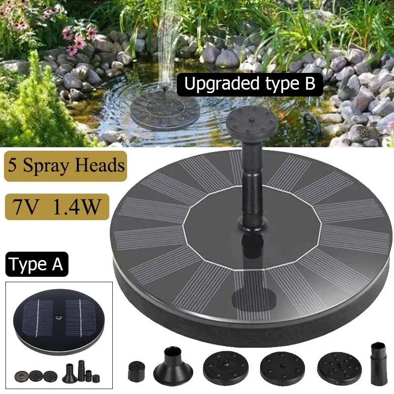 Zonnepomp voor zwembad, tuin,  - Floating Solar Fountain Water Pump recensie en prijs