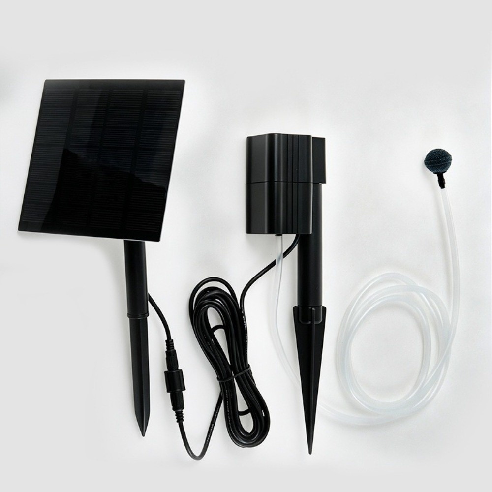 Zuurstofapparaat met laag gelu - Solar Pond Aerator Oxygen Pump recensie en prijs