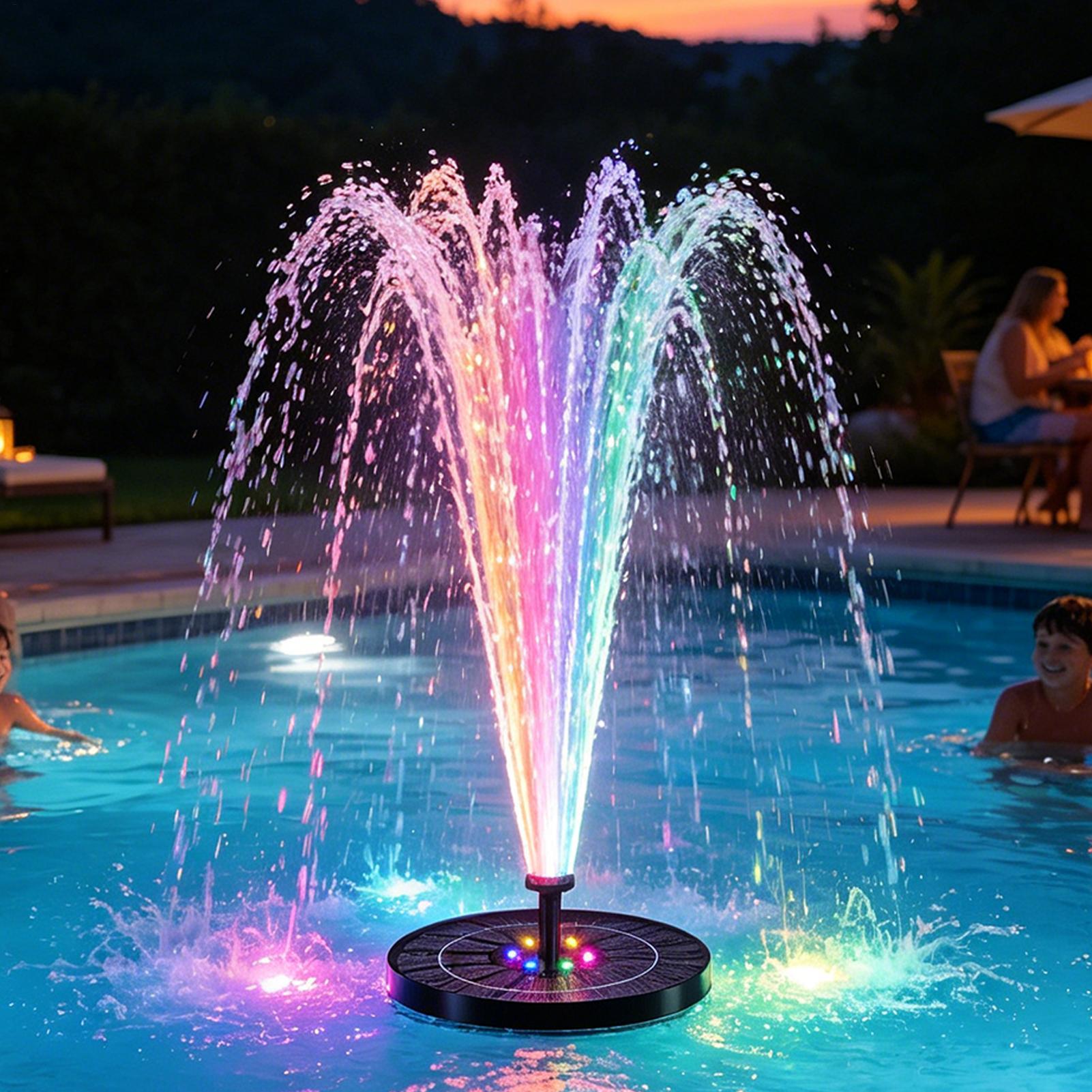 Drijvende zonne-aangedreven vo - Floating Solar Fountain Water Pump recensie en prijs