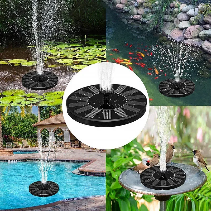 Zonne-energie waterpomp met LE - Floating Solar Fountain Water Pump recensie en prijs
