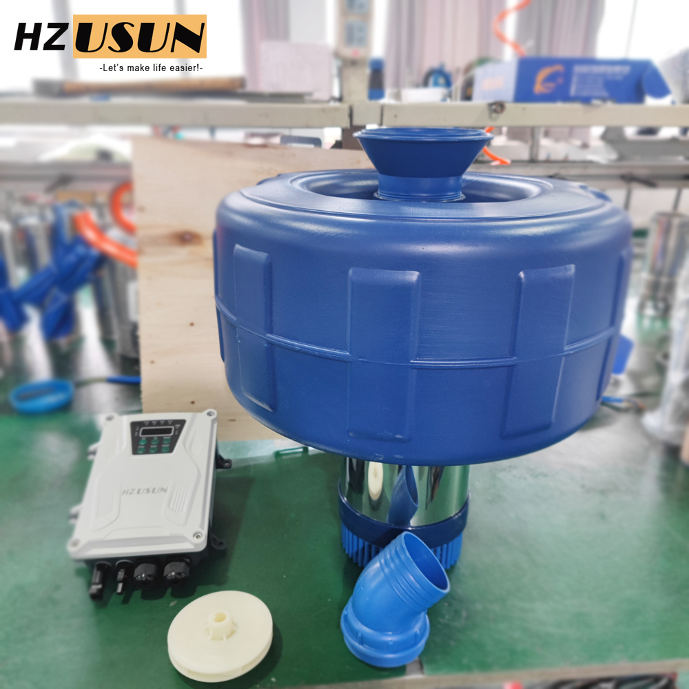 HZUSUN 1HP kleine zwevende vij - Solar Pond Aerator Oxygen Pump recensie en prijs