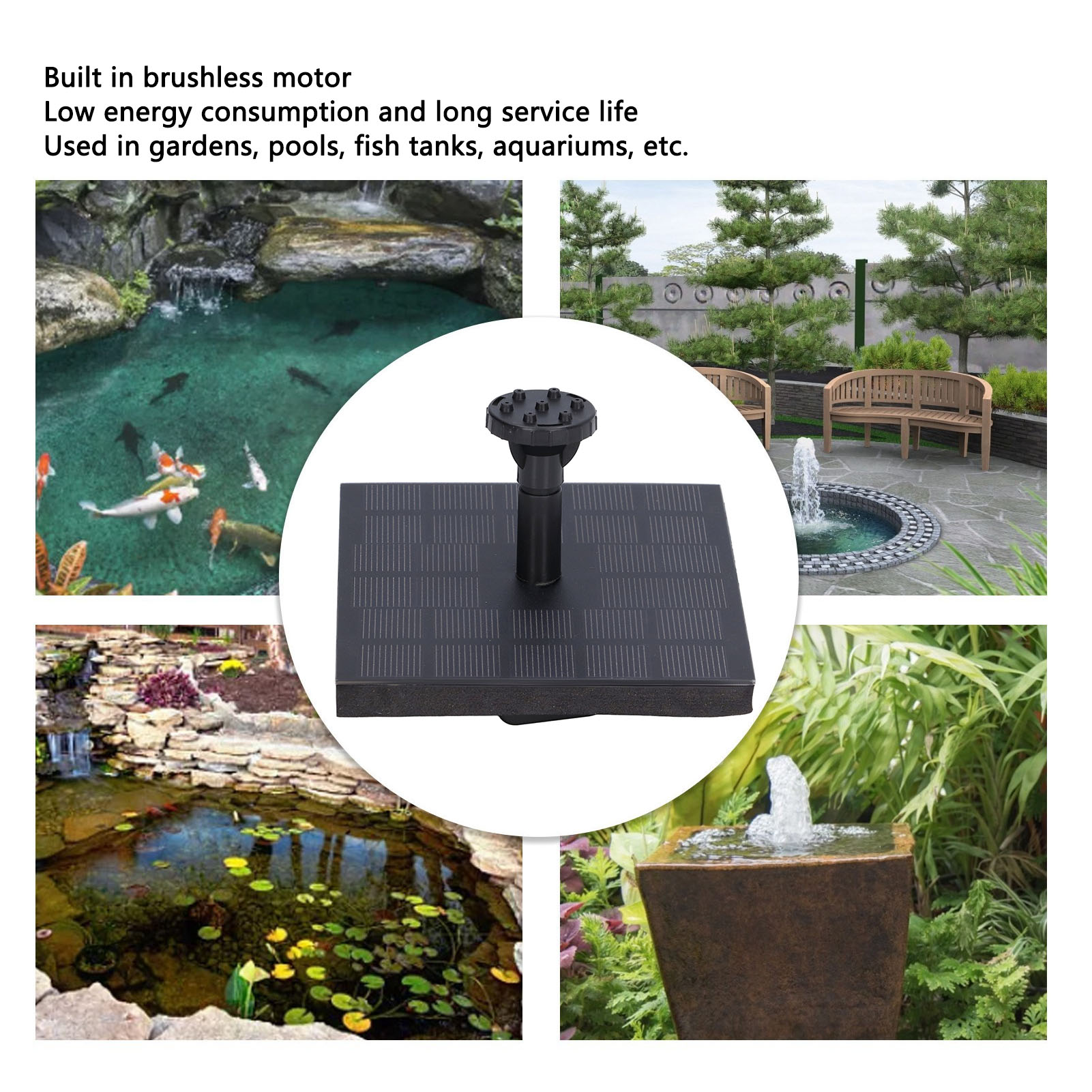 Solar Fontein Kit 7V 1.4W Mono - Floating Solar Fountain Water Pump recensie en prijs