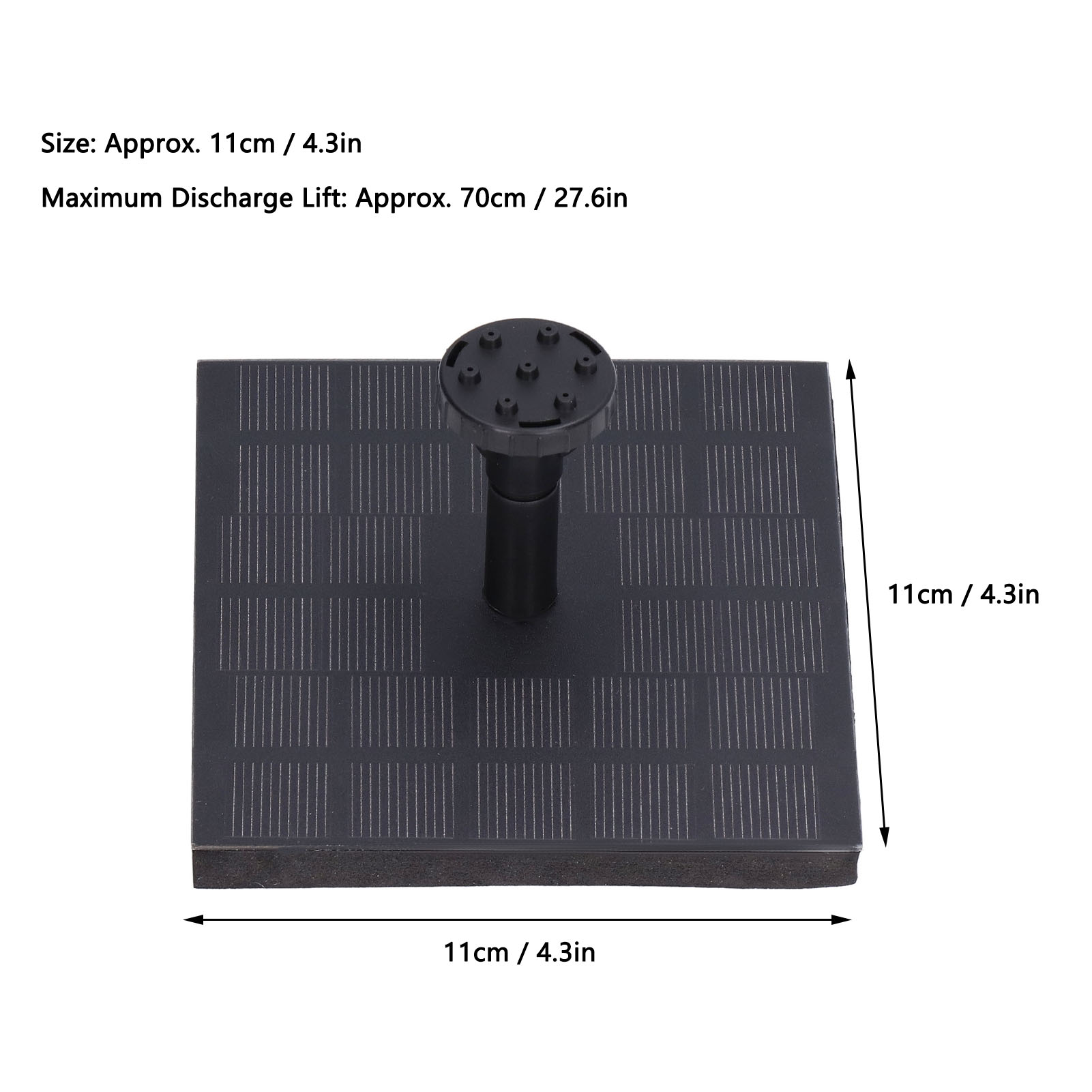 Solar Fontein Kit 7V 1.4W Mono - Floating Solar Fountain Water Pump recensie en prijs